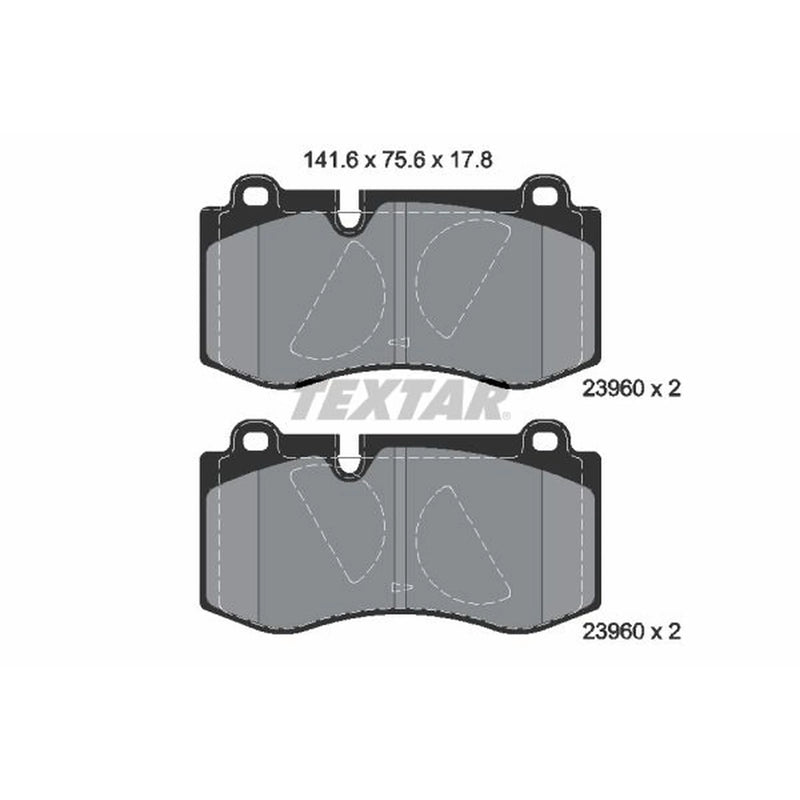 Textar Front Brake Pad Set 2396001