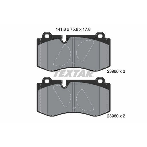 Textar Front Brake Pad Set 2396001