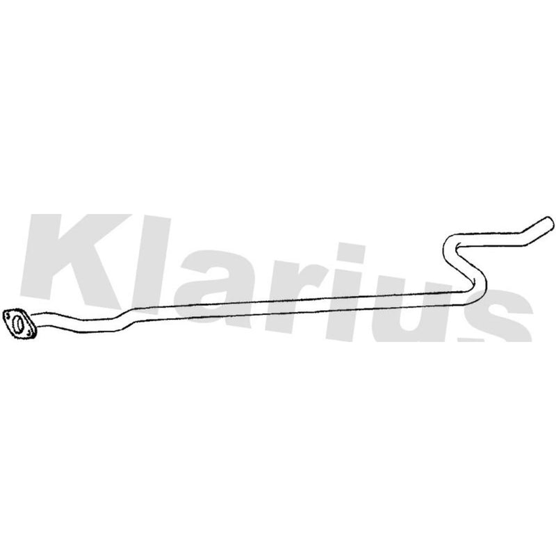 Klarius Exhaust Pipe OD fits Peugeot 207 2006-2015 1.4
