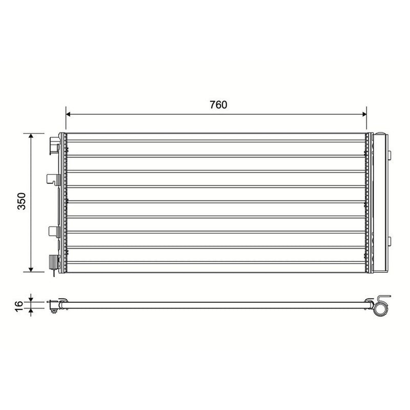 Valeo Air Conditioning Condenser 814179