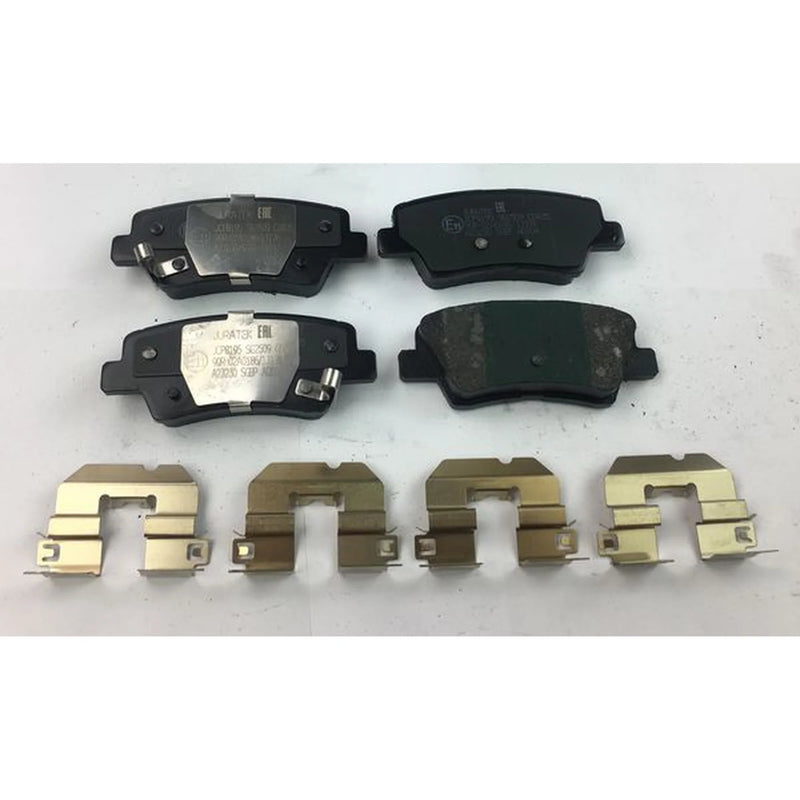 Juratek Rear Brake Solid Discs & Pads fits Hyundai Kona 2017-2023 1.0 1.6