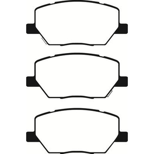 Abtex Front Brake Pad Set fits Alfa Romeo Tonale 2022 on 1.5 1.6