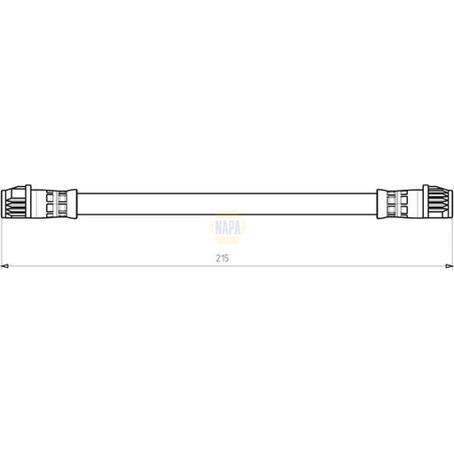 NAPA Brake Hydraulic Hose Line inner NBH1202
