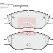 Apec Front & Rear Brake Discs & Pads fits Fiat Bravo II 2007-2014 1.4 2.0