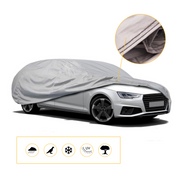 Car Cover UV Protection Waterproof Breathable Medium Size XL Universal Grey New Zekker  - Dynamic Drive