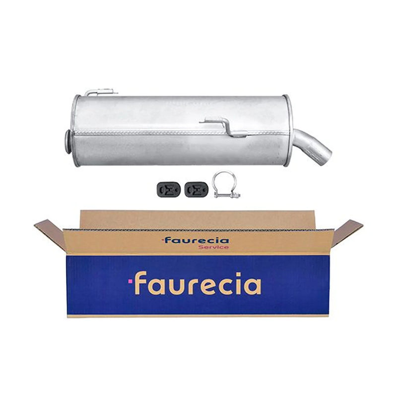 Hella End Silencer Rear fits Peugeot 206 1998-2009 1.4 1.9