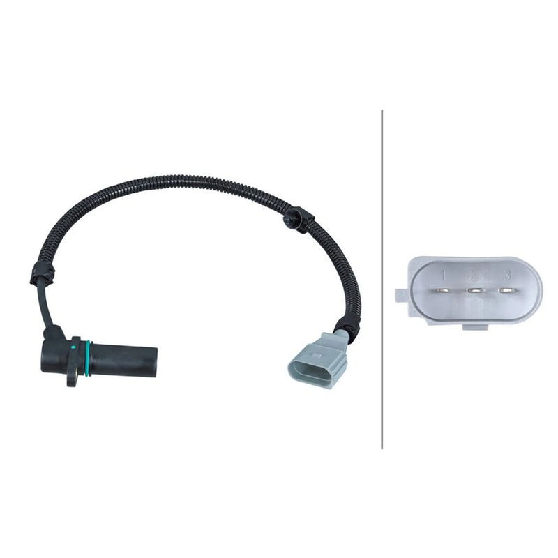 Hella Crankshaft Position Sensor fits Audi A3 2000-2003 1.9