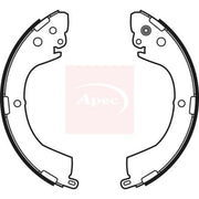 Apec Brake Shoe Set Axle Kit fits Mitsubishi L200 1996-2007 2.5 2.8 3.0