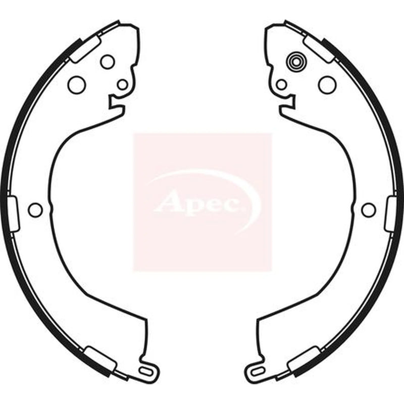 Apec Brake Shoe Set Axle Kit SHU575