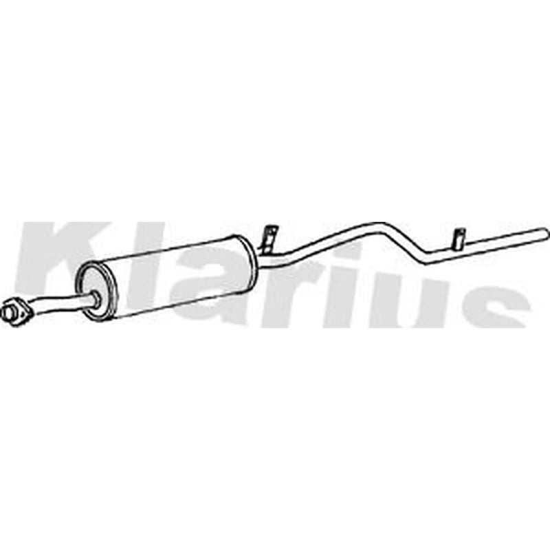 Klarius Box With Tail Pipe Rear fits Suzuki Super Carry Bus 1985-1999 1.0