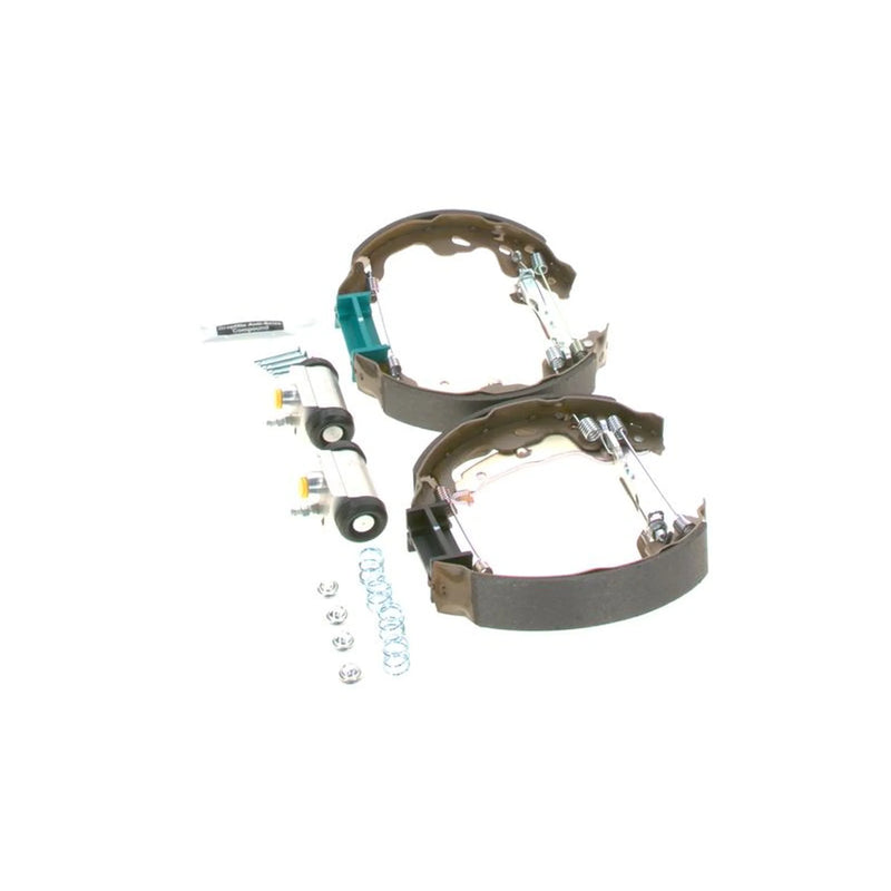 Bosch Brake Shoe Set Axle Kit fits Toyota Yaris/Vitz 2001-2005 1.0 1.3 1.4