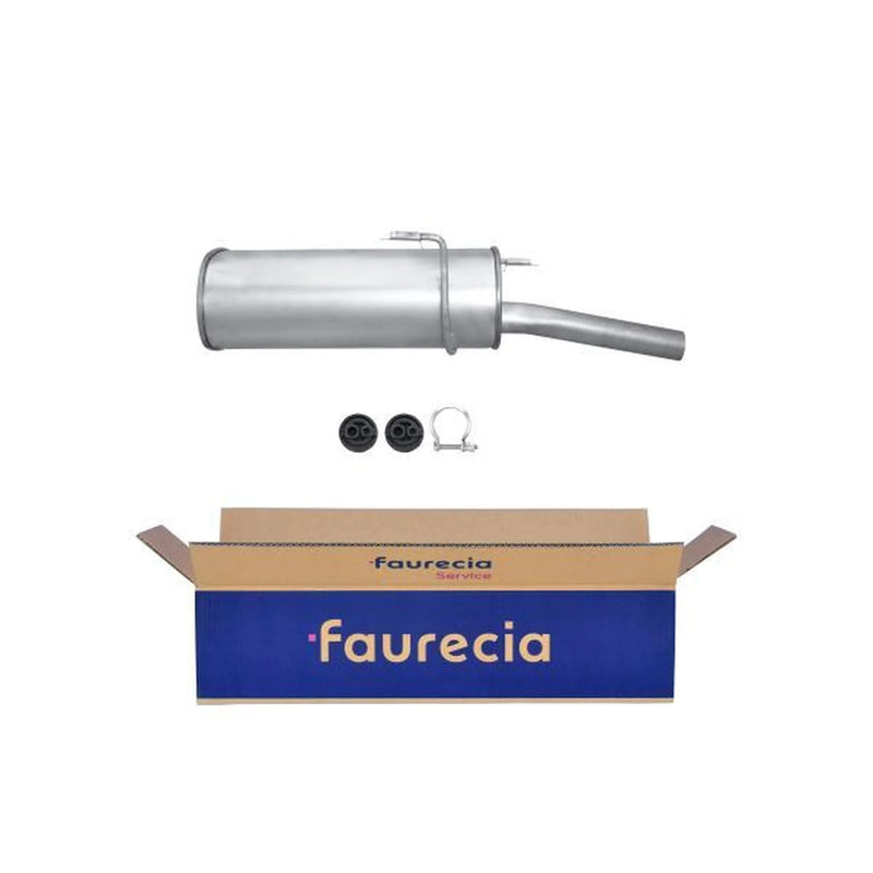 Hella End Silencer Rear fits Peugeot 406 1996-2004 1.8