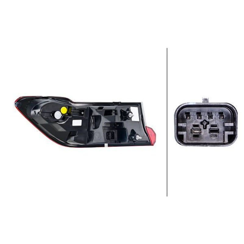 Hella Tail Light / Lamp LED Right fits BMW 3 2018-2020 1.6
