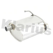 Klarius Box With Tail Pipe Rear fits Fiat 500 2007 on 1.2