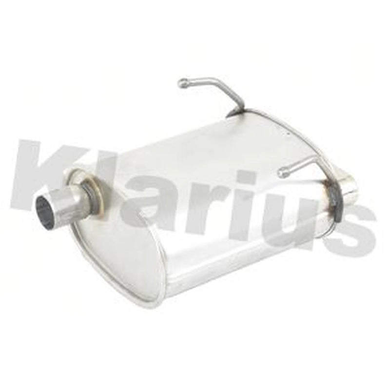 Klarius Box With Tail Pipe Rear fits Fiat 500 2007 on 1.2