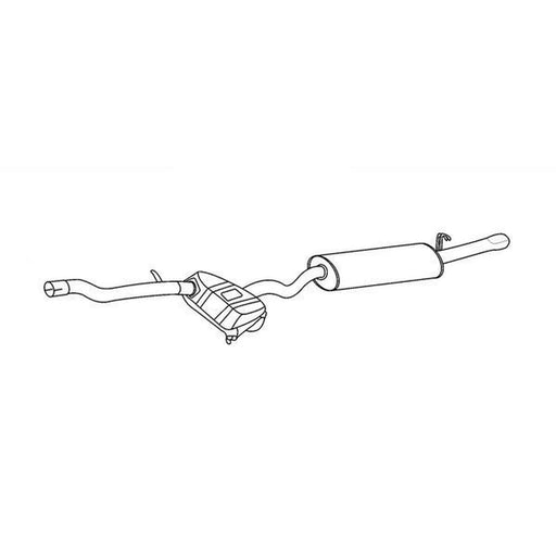 Hella End Silencer Rear 8LD 366 026-511