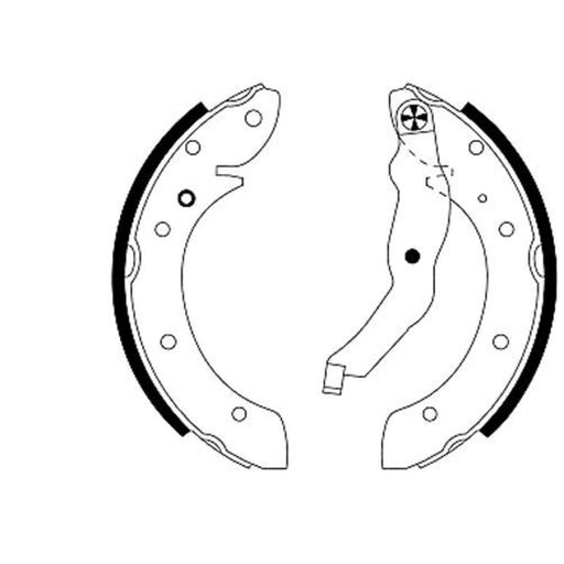 Mintex Brake Shoe Set Axle Kit fits BMW 3 1990-1998
