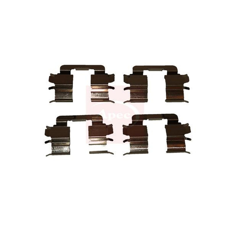 Apec Brake Pad Accessory Fitting Kit Front fits Nissan Micra II 1992-2003