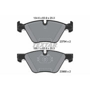 Textar Front Brake Pad Set 2379401
