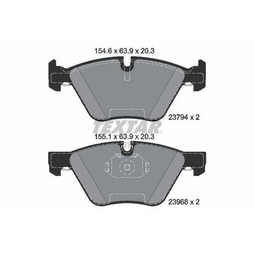 Textar Front Brake Pad Set 2379401