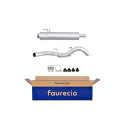 Hella End Silencer Rear fits Opel Movano A 1999-2001 2.2 2.8