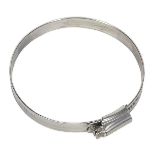 Sealey Hose Clip Stainless Steel80-100mm Pack of 5 SHCSS4 Sealey - Dynamic Drive
