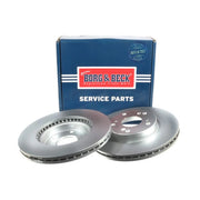 Borg & Beck Front & Rear Brake Discs & Pads fits Honda Stepwgn 2000-2005 2.0