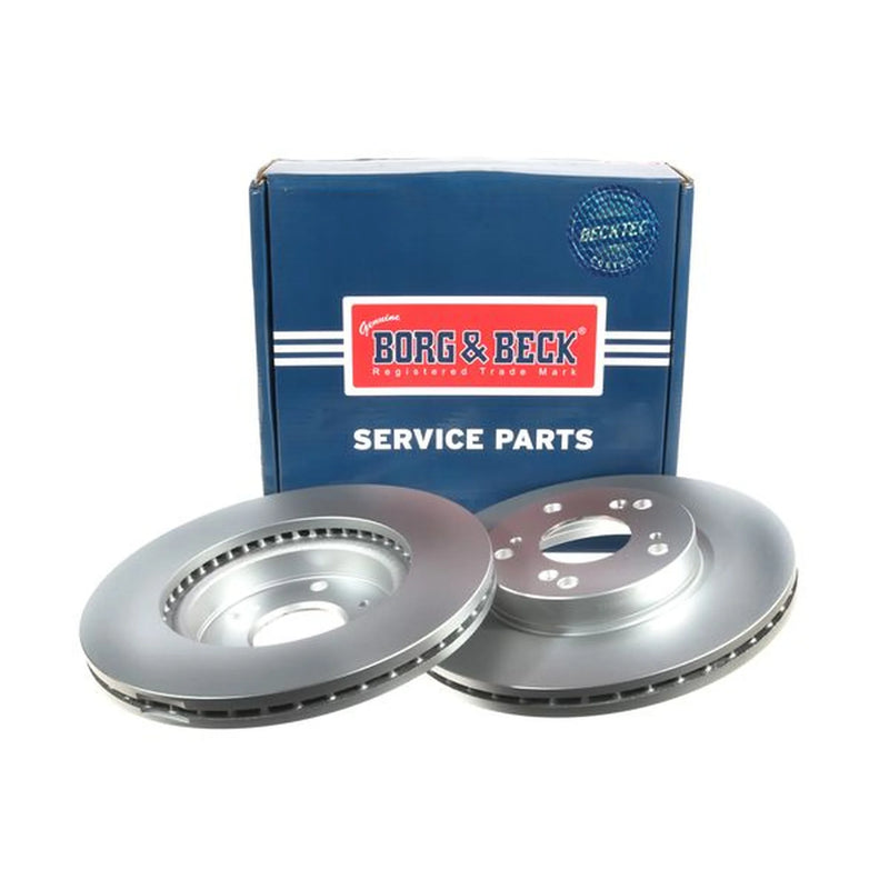 Borg & Beck Front & Rear Brake Discs & Pads fits Honda Stream 2001-2006 1.7 2.0