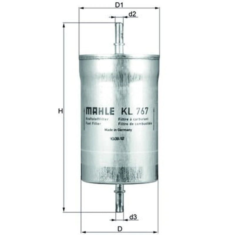 Mahle Fuel Filter Element KL 767