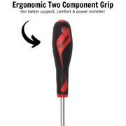 Teng Tools Flat Screwdriver 1.2 x 6.5 x 150mm M Teng Tools - Dynamic Drive