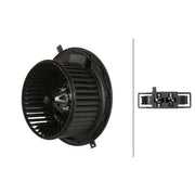 Hella Heater Blower Fan fits BMW 1 2004-2013