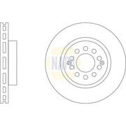 NAPA Front Brake Vented Discs & Pads fits MG Zs SUV 2017 on 1.0 1.5