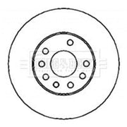 Borg & Beck Front & Rear Brake Discs & Pads fits Saab 9-5 2007-2009 1.9