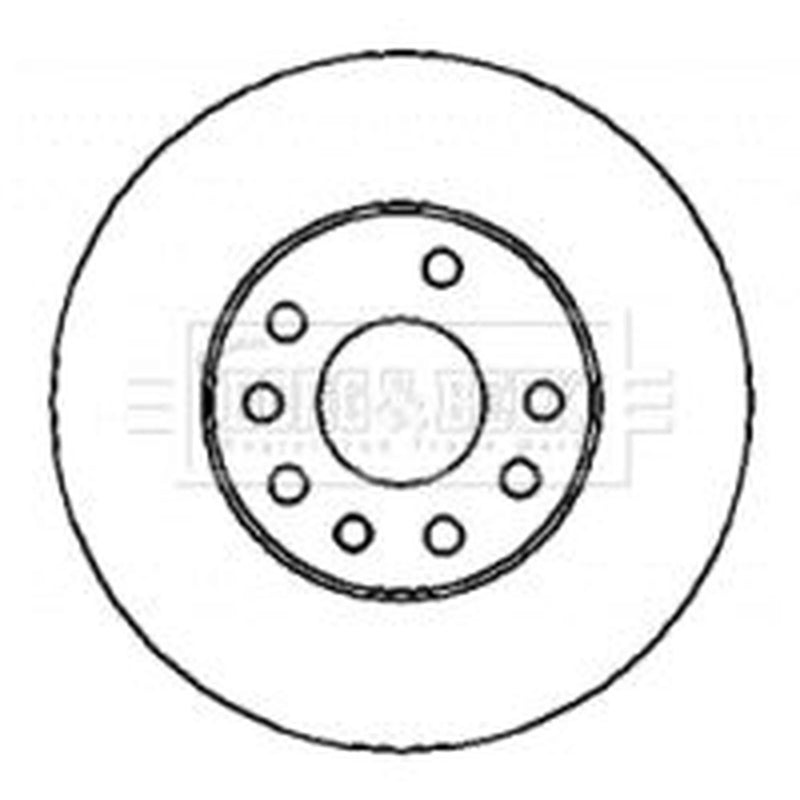 Borg & Beck Front & Rear Brake Discs & Pads fits Saab 9-5 1997-2009
