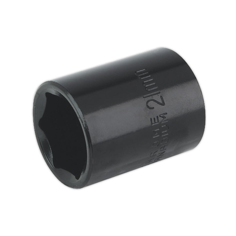 Sealey Impact Socket 21mm 1/2"Sq Drive IS1221 Sealey - Dynamic Drive
