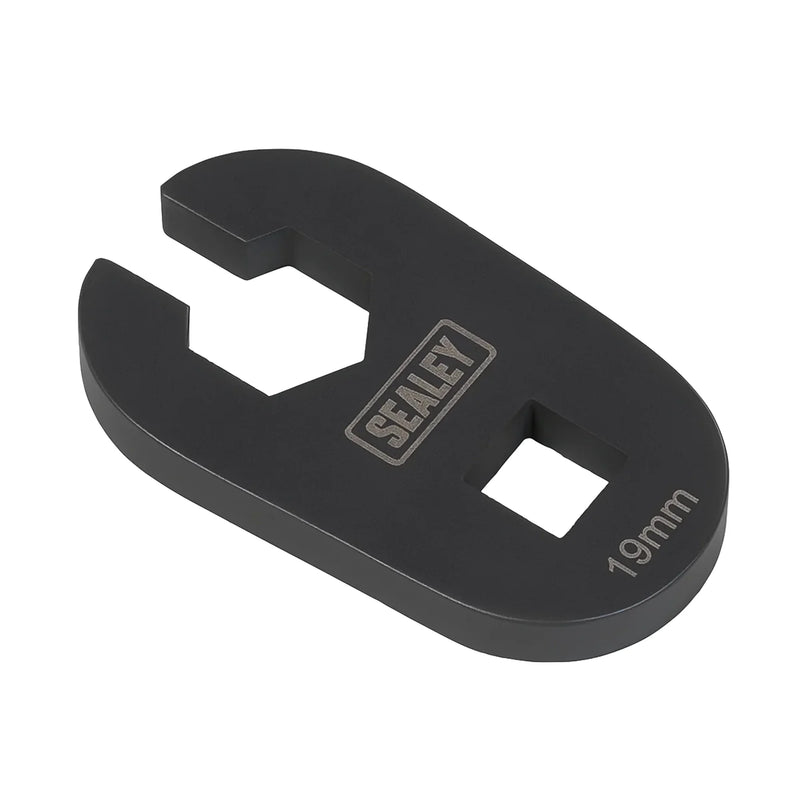 Sealey Limited Access Crow's Foot Spanner 1/2"Sq Drive 19mm - SX0326