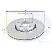 Comline Front & Rear Brake Discs & Pads fits Audi A6 C4 1994-1997