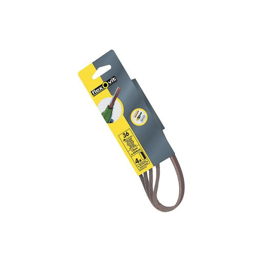 Flexovit Powerfile Sanding Belt 454mm x 13mm Coarse 50g (Pack 4) Flexovit - Dynamic Drive