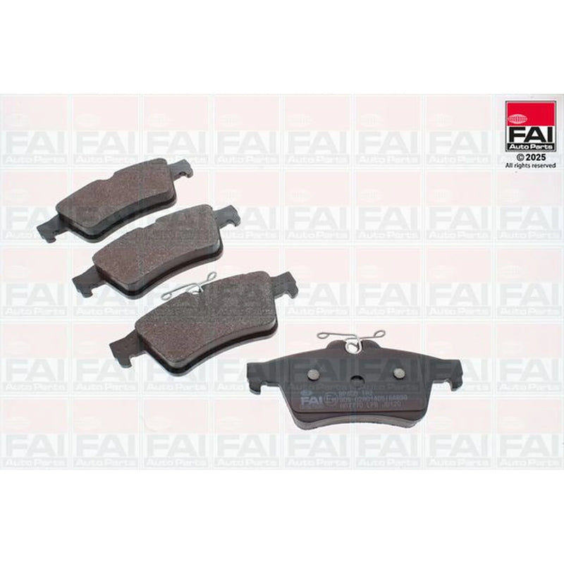 FAI Rear Brake Pad Set fits Ford Grand Tourneo Connect V408 2018-2022 1.5
