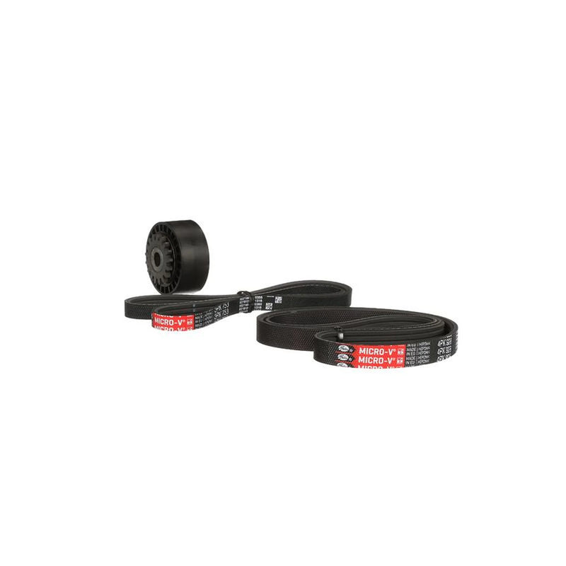 Gates V-Ribbed Belt Set fits Dacia Logan 2006 on 1.2