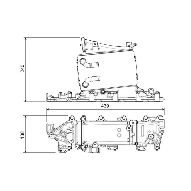 Valeo Intercooler (Charge Air Cooler) 822935