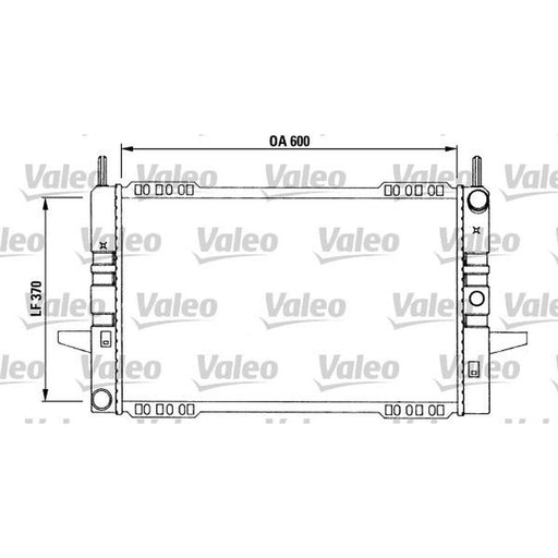 Valeo Engine Radiator 730968