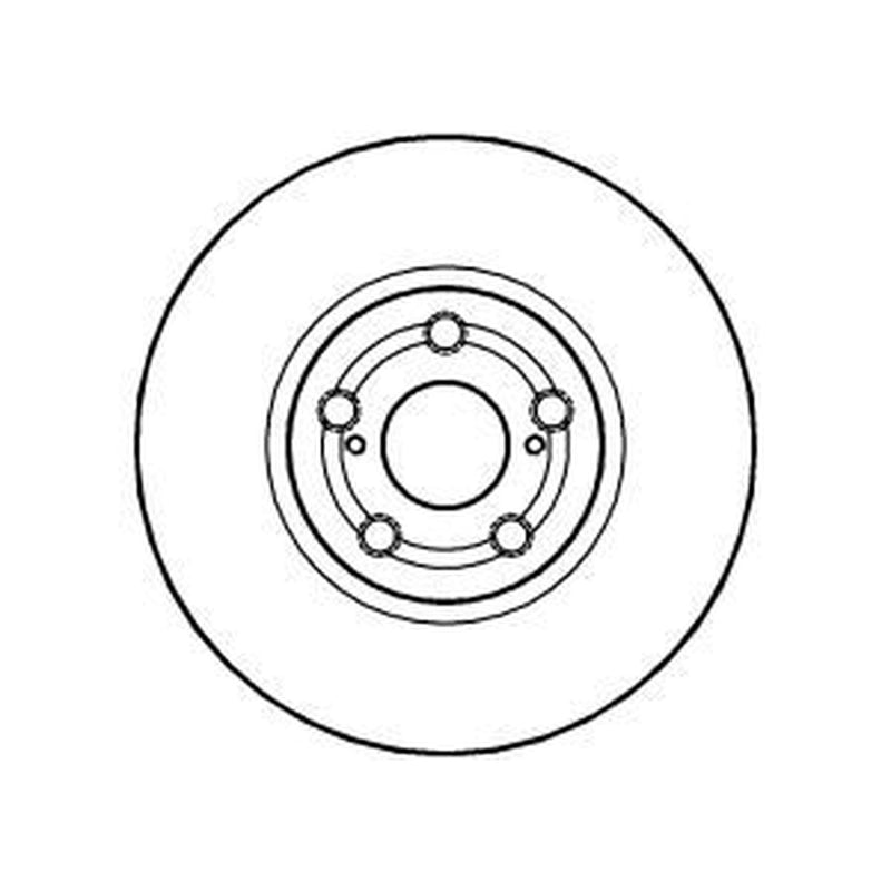 Abtex Front & Rear Brake Discs & Pads fits Toyota Avensis 2003-2008 2.0 2.4
