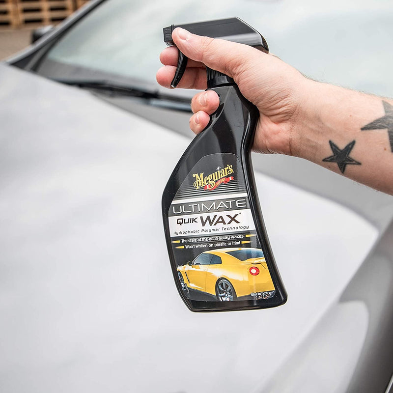 2X Ultimate Quik Wax Spray 450ml Quick Wax Solution Car Cleaning Meguiars Meguiar's  - Dynamic Drive
