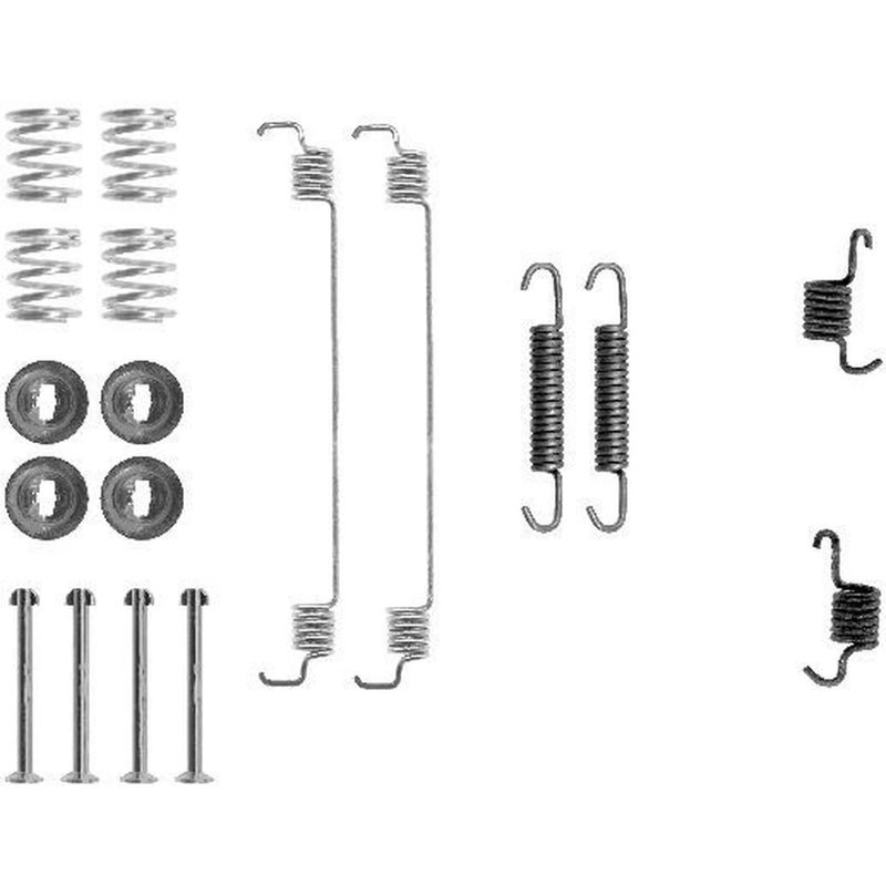 Mintex Brake Shoe Accessory Kit Rear fits Nissan Kubistar 2003-2009 1.2 1.5 1.6