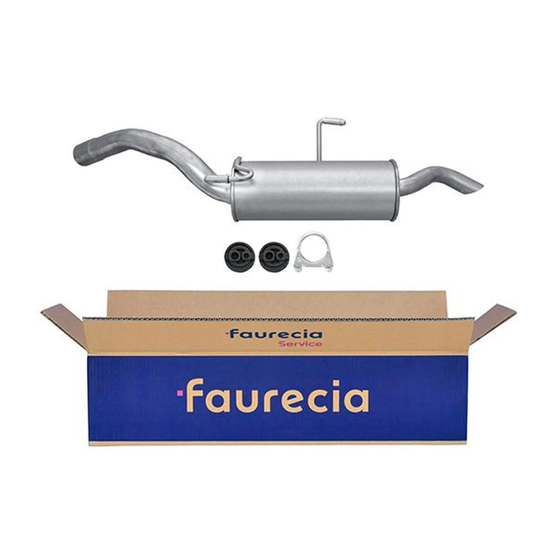 Hella End Silencer Rear fits Citroën Dispatch I 1998-2006 1.9 2.0