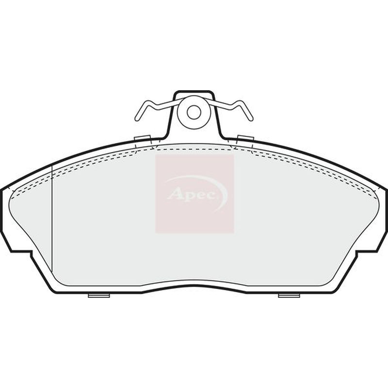 Apec Front Brake Pad Set fits Land Rover Freelander I 1998-2000 1.8 2.0