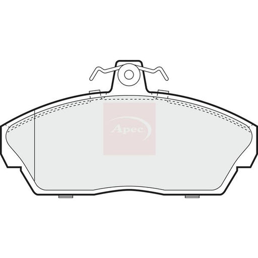 Apec Front Brake Pad Set fits Land Rover Freelander I 1998-2000 1.8 2.0