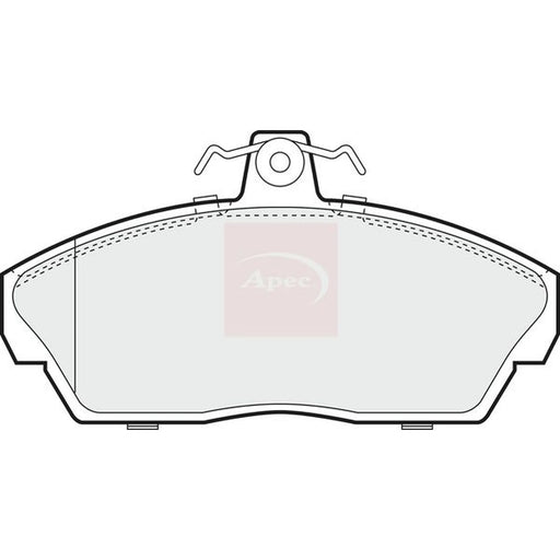 Apec Front Brake Pad Set PAD1019