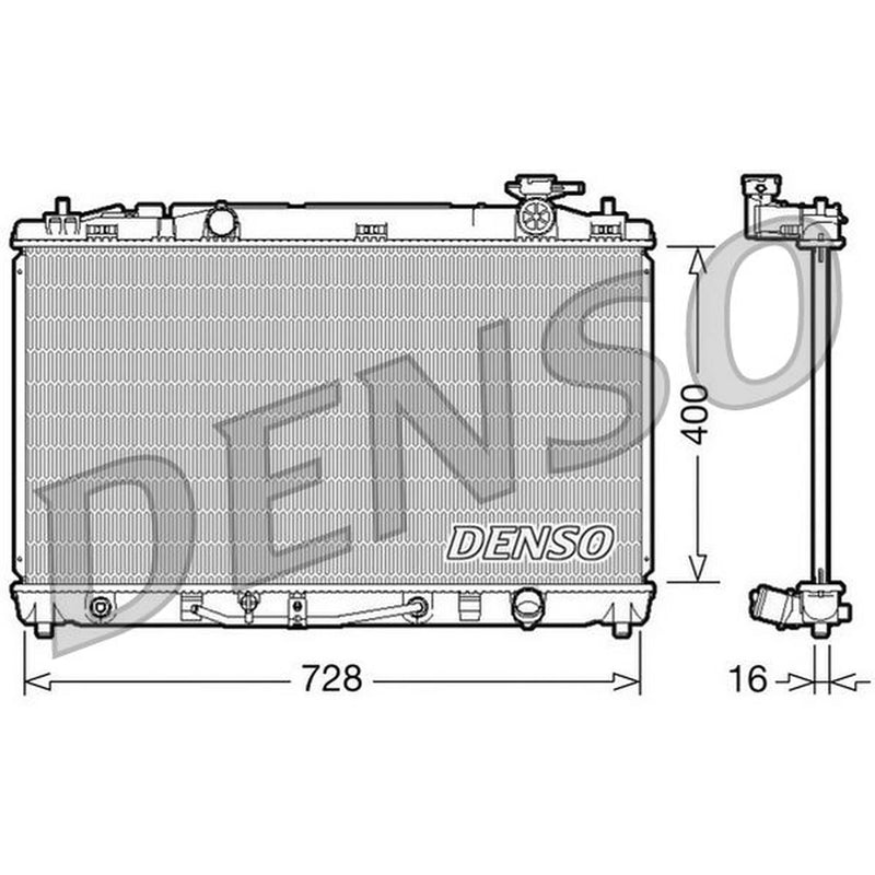 Denso Engine Radiator fits Toyota Camry 2006-2011 2.4